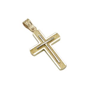 Χρυσός σταυρός Κ14-Κ9 Τ664Κ